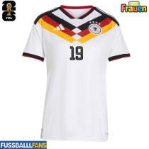 Deutschland Leroy Sane #19 Heimtrikot Frauen EM 2024 Kurzarm